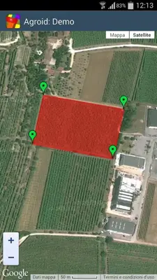 Agroid GPS Area Measure android App screenshot 1